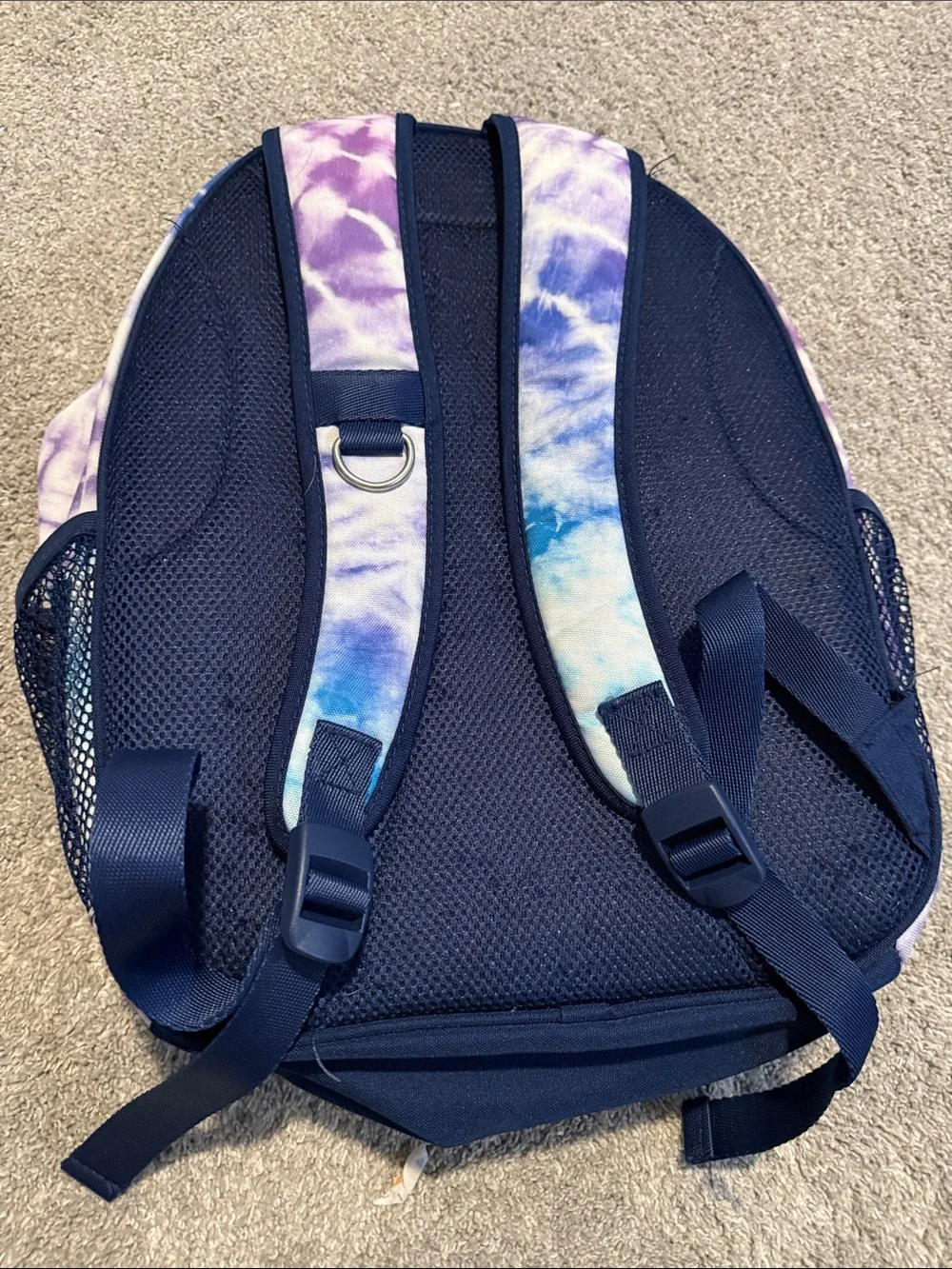 Pottery Barn Teen Tie-Dye Purple and Blue Backpack